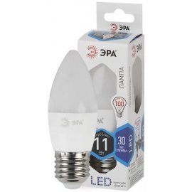 Лампа светодиодная LED Свеча B35-11W-840-E27 ЭРА