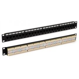 PP3-19-16-8P8C-C5E-110D Патч-панель 19", 1U, 16 портов RJ-45, категория 5e Hyperline