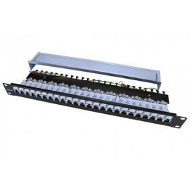 PP3-19-24-8P8C-C5E-SH-110D Патч-панель 19", 24 порта Hyperline