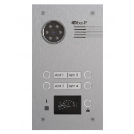 BA-04BD SILVER Вызывная панель подъездного IP-домофона BA-04BD SILVER BAS-IP