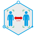 TRASSIR Social Distance Detector Программное обеспечение для IP систем видеонаблюдения TRASSIR Social Distance Detector DSSL