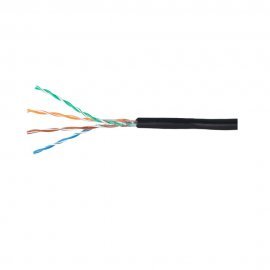 Кабель UTP 4x2x0.51 CAT5E 24AWG Cu outdoor с одножильным тросом SkyNet Premium,бухта 305м.