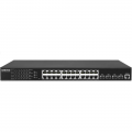 SW-24G4X-1L Управляемый L3 PoE коммутатор на 24xGE RJ-45 c PoE + 4х10G SFP+ порта OSNOVO