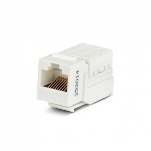 KJNE-8P8C-C5e-90-WH Вставка Keystone Jack RJ-45 Hyperline