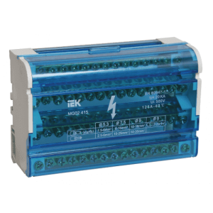 Шины на DIN-рейку в корпусе (кросс-модуль) 3L+PEN 4х15 IEK