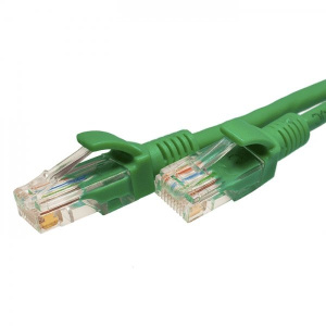 Патч-корд медный U/UTP Cat.5e LSZH, зеленый, 2м (10-0158) SUPRLAN