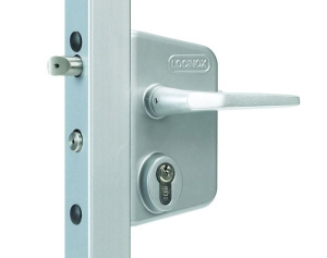 LAKQ4040 U2L (цвет: ZILV, серебро) Замок механический для калиток Locinox