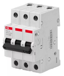 Автоматический выключатель ABB Basic M 3P 16A C 4.5кА BMS413C16