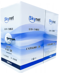 Кабель UTP 2х2x0,51 CAT5E 24AWG Cu SkyNet Premium,бухта 305м.